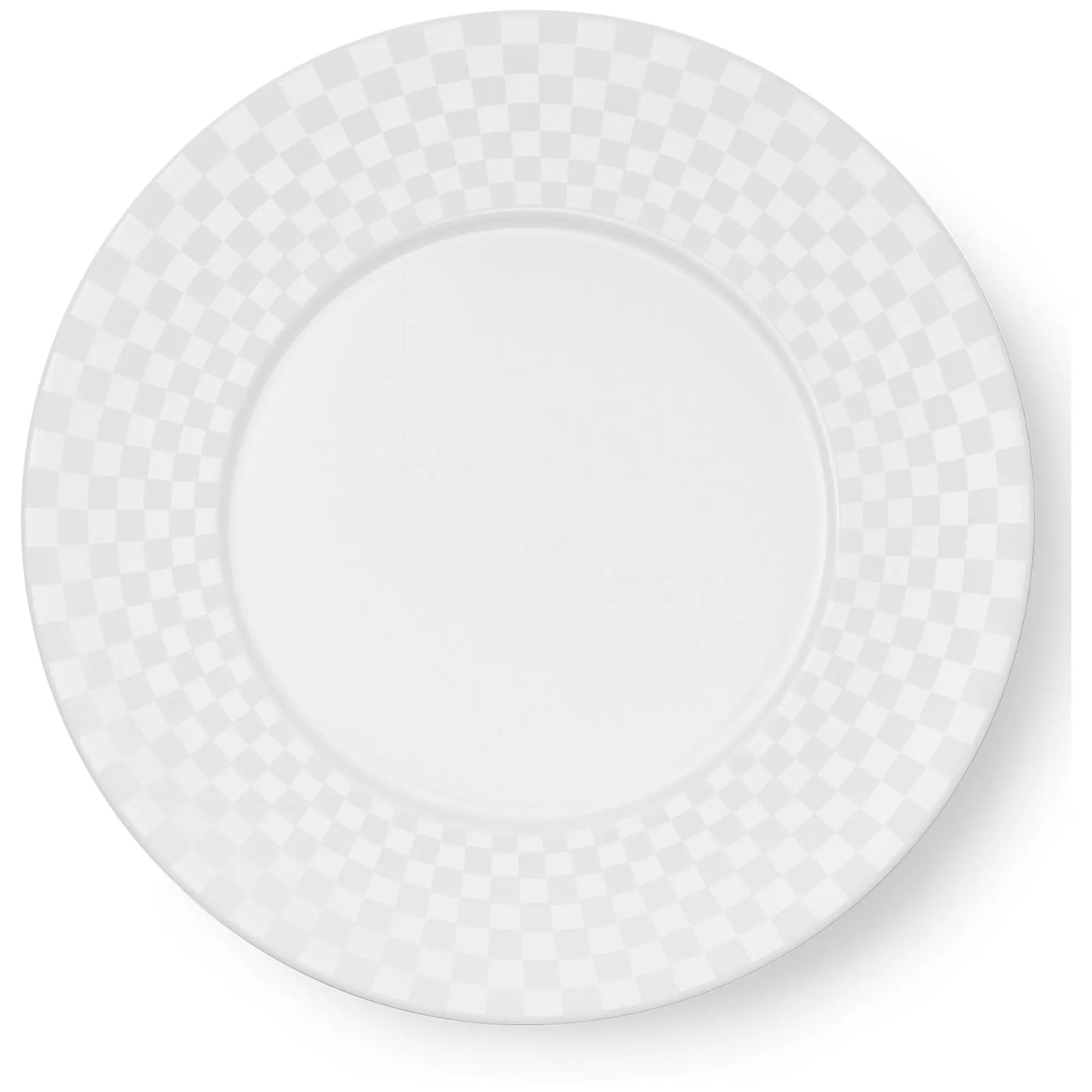 Cross White - Squares Dessert Plate 8.7in | 22cm (Ø) | Dibbern | JANGEORGe Interiors & Furniture