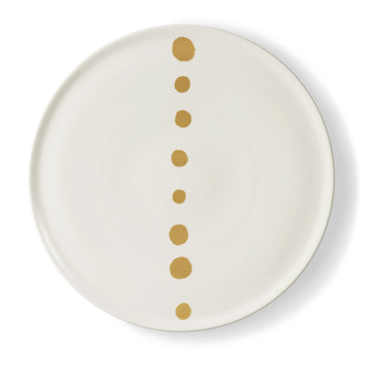Golden Pearls - Cake Plate Gold 12.6in | 32cm (Ø)| Dibbern | JANGEORGe Interiors & Funiture
