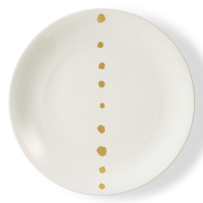 Golden Pearls - Dinner Plate Gold 11in | 28cm (Ø) | Dibbern | JANGEORGe Interiors & Furniture