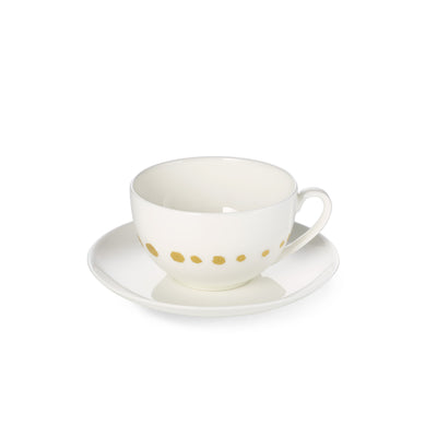 Golden Pearls - Set Espresso Cup & Saucer Gold 3.7 FL OZ | 0.11L | Dibbern | JANGEORGe Interiors & Furniture