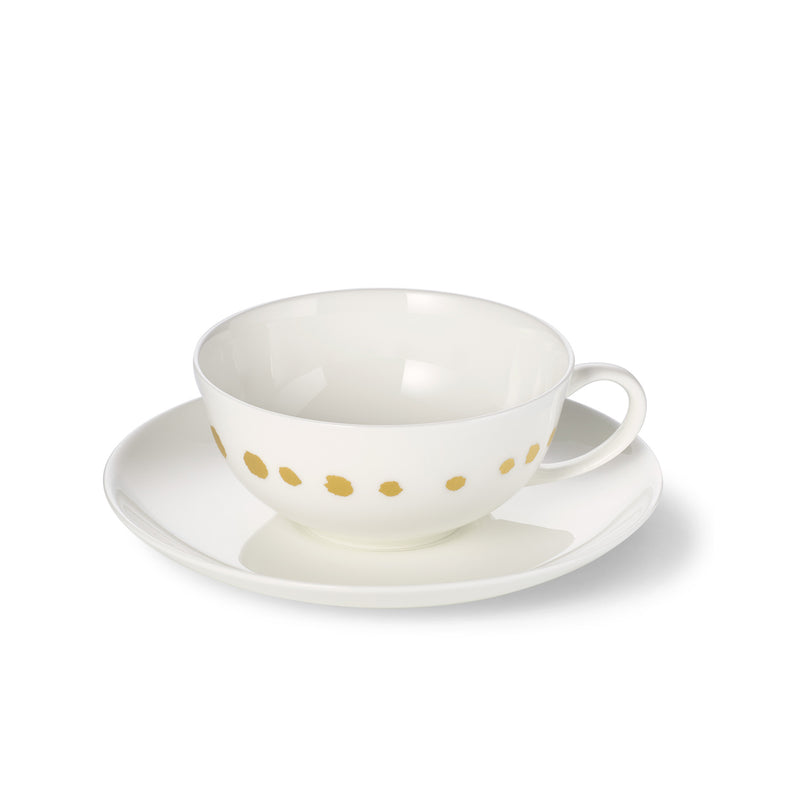 Golden Pearls - Set Tea Cup & Saucer 0.2L | Dibbern | JANGEORGe Interiors & Furniture