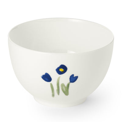 Impression (Blue Flower) - Cereal Bowl 13.5 fl oz | 0.40L, 4.9in | 12.5cm (Ø) | Dibbern | JANGEORGe Interiors & Furniture