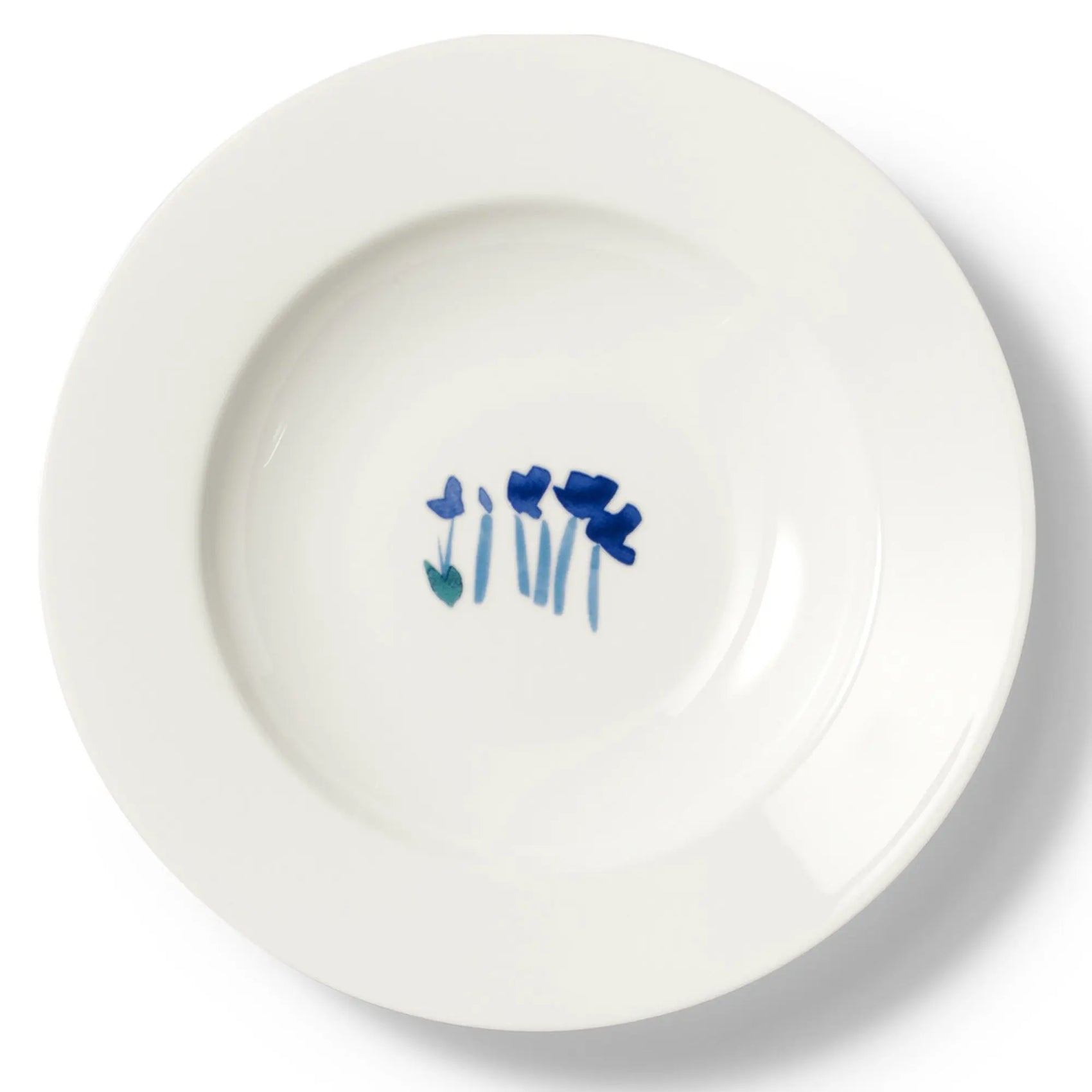 Impression (Blue Flower) - Soup Plate 9.1in | 23cm (Ø) | Dibbern | JANGEORGe Interiors & Furniture
