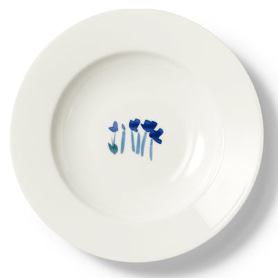 Impression (Blue Flower) - Soup Plate 9.1in | 23cm (Ø) | Dibbern | JANGEORGe Interiors & Furniture