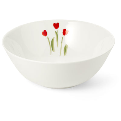 Impression (Red Flower) - Bowl 50.7 fl oz | 1.5L 8.3in | 21cm (Ø) | Dibbern | JANGEORGe Interiors & Furniture