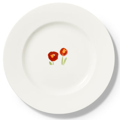 Impression (Red Poppy) - Dessert Plate 8.3in | 21cm (Ø) | Dibbern | JANGEORGe Interiors & Furniture