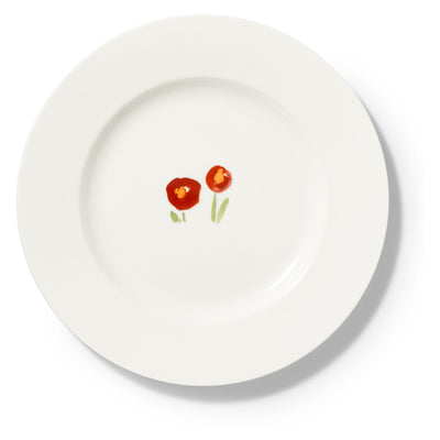 Impression (Red Poppy) - Dinner Plate 11in | 28cm (Ø) | Dibbern | JANGEORGe Interiors & Furniture