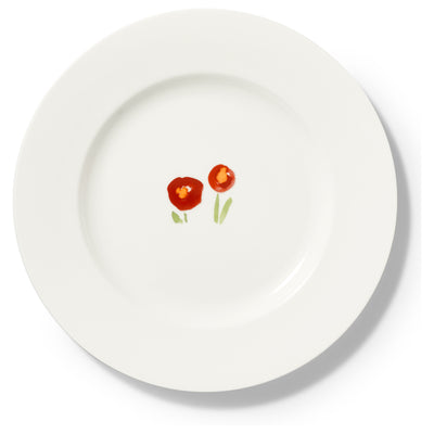 Impression (Red Poppy) - Dinner Plate 10.4in | 26.5cm (Ø) | Dibbern |  JANGEORGe Interiors & Furniture
