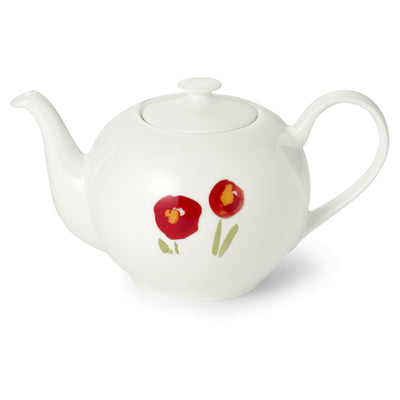 Impression (Red Poppy) - Teapot 44 fl oz | 1.3L | Dibbern | JANGEORGe Interiors & Furniture