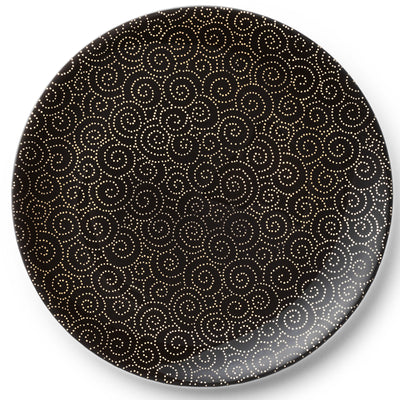 Ornament Gold/Black - Dessert Plate 8.3in | 21cm (Ø) | Dibbern | JANGEORGe Interiors & Furniture