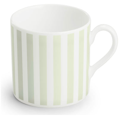 Pastell Stripes - Espresso Cup Cylindrical Khaki 3.4 FL OZ | 0.1L | Dibbern | JANGEORGe Interiors & Furniture