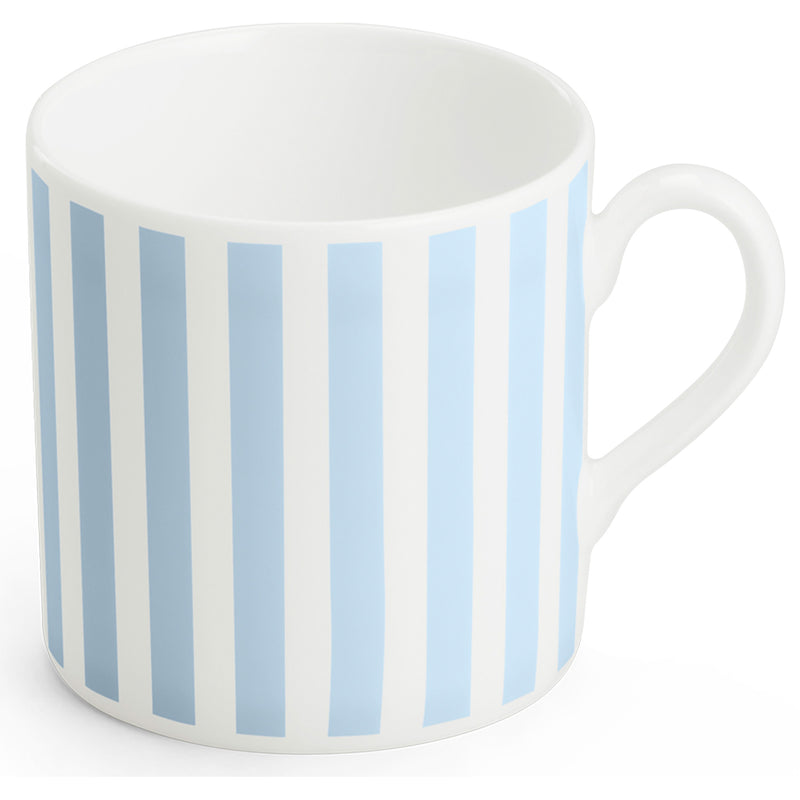 Pastell Stripes - Espresso Cup Cylindrical Light Blue 3.4 FL OZ | 0.1L | Dibbern | JANGEORGe Interiors & Furniture