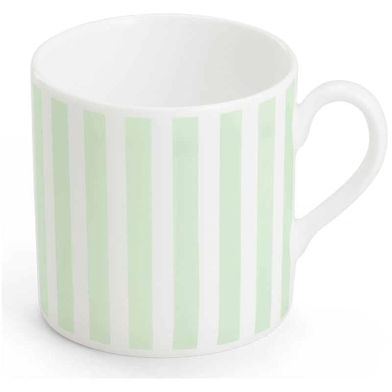 Pastell Stripes - Espresso Cup Cylindrical Mint 3.4 FL OZ | 0.1L | Dibbern | JANGEORGe Interiors & Furniture