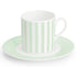 Pastell - Set Espresso Cup & Saucer Mint 3.4 fl oz | 0.1L | Dibbern | JANGEORGe Interiors & Furniture