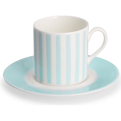 Pastell - Set Espresso Cup & Saucer Turquoise 3.4 fl oz | 0.1L | Dibbern | JANGEORGe Interiors & Furniture