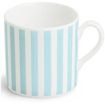 Pastell Stripes - Espresso Cup Cylindrical Turquoise 3.4 FL OZ | 0.1L | Dibbern | JANGEORGe Interiors & Furniture