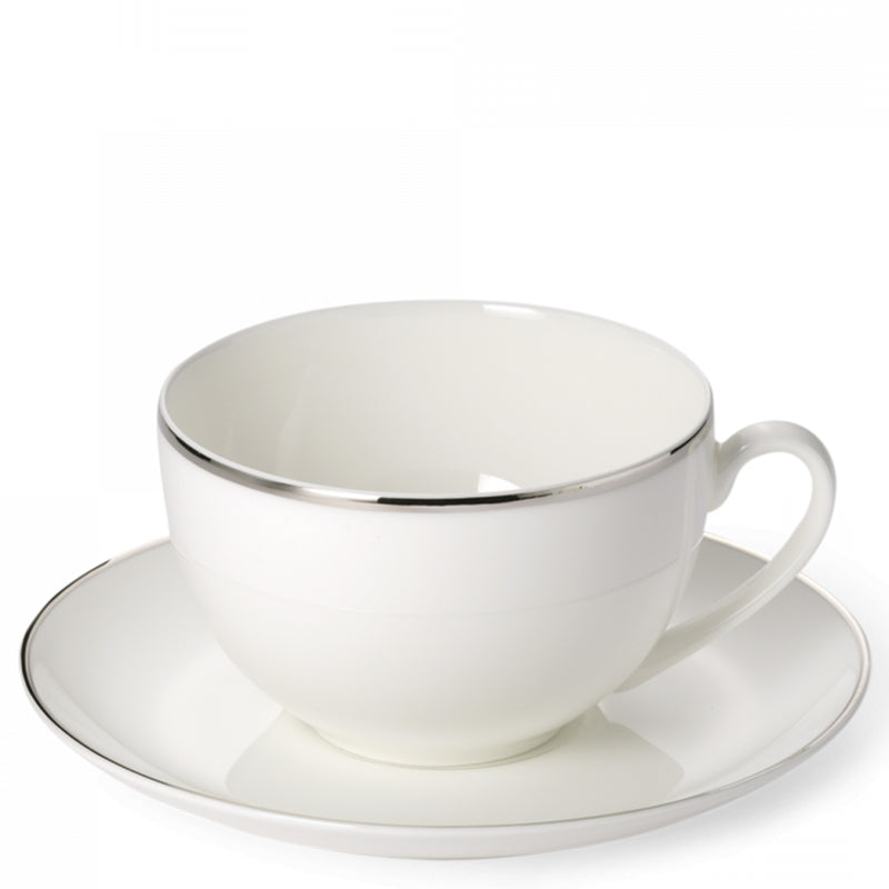 Platin Lane - Set - Coffee Cup 8.5 fl oz | 0.25L & Saucer | Dibbern | JANGEORGe Interiors & Furniture