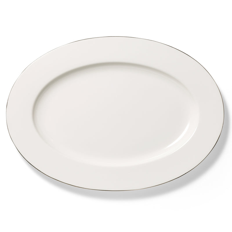 Platin Line - Oval Platter 15.4in | 39cm (Ø) | Dibbern | JANGEORGe Interiors & Furniture