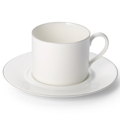 Platin Line - Set Coffee Cup & Flat Saucer 8.5 FL OZ | 0.25L | Dibbern | JANGEORGe Interiors & Furniture