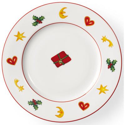 Season's Greetings - Dessert Plate Present 8.3in | 21cm (Ø) | Dibbern | JANGEORGe Interiors & Furniture