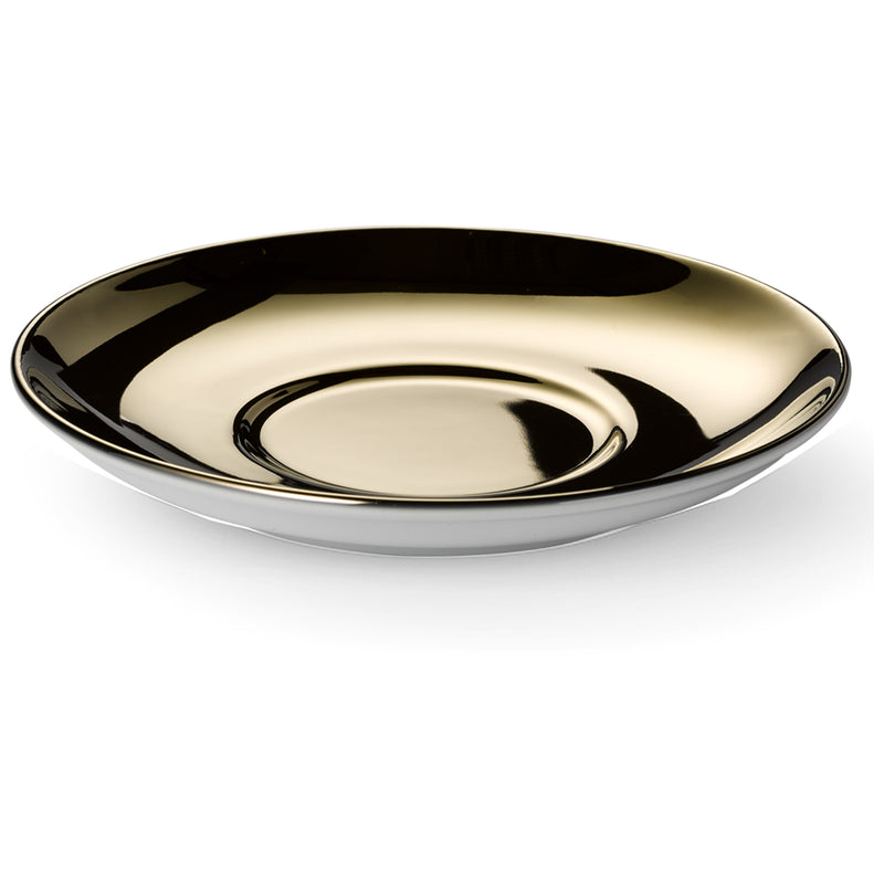 Solid Color Gold - Coffee Saucer 5.7in | 14.5cm (Ø) | Dibbern | JANGEORGe Interiors & Furniture