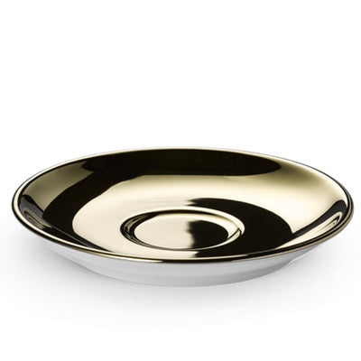 Solid Color Gold - Espresso Saucer 4.7in | 11.9cm (Ø) | Dibbern | JANGEORGe Interiors & Furniture