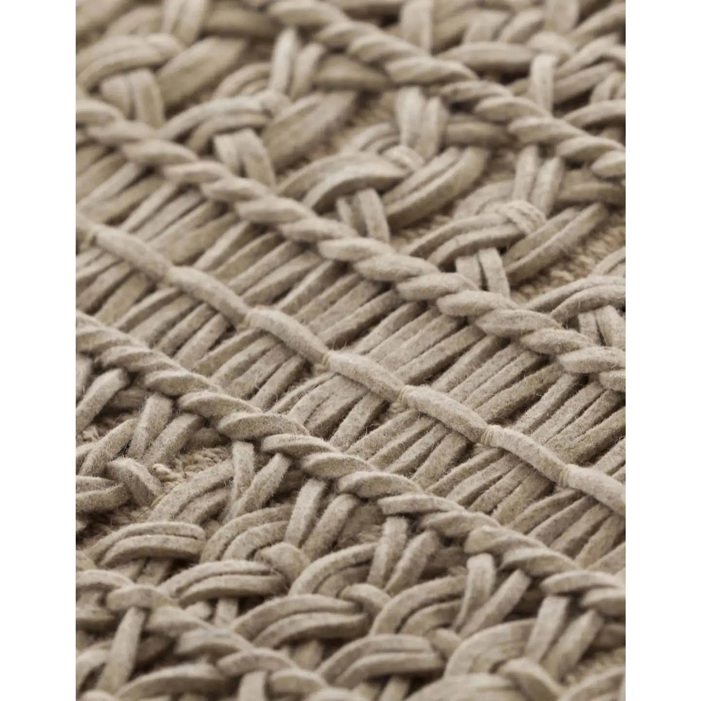 JANGEORGe Interiors & Furniture Gan Rugs Felt Rug Knotwork Natural