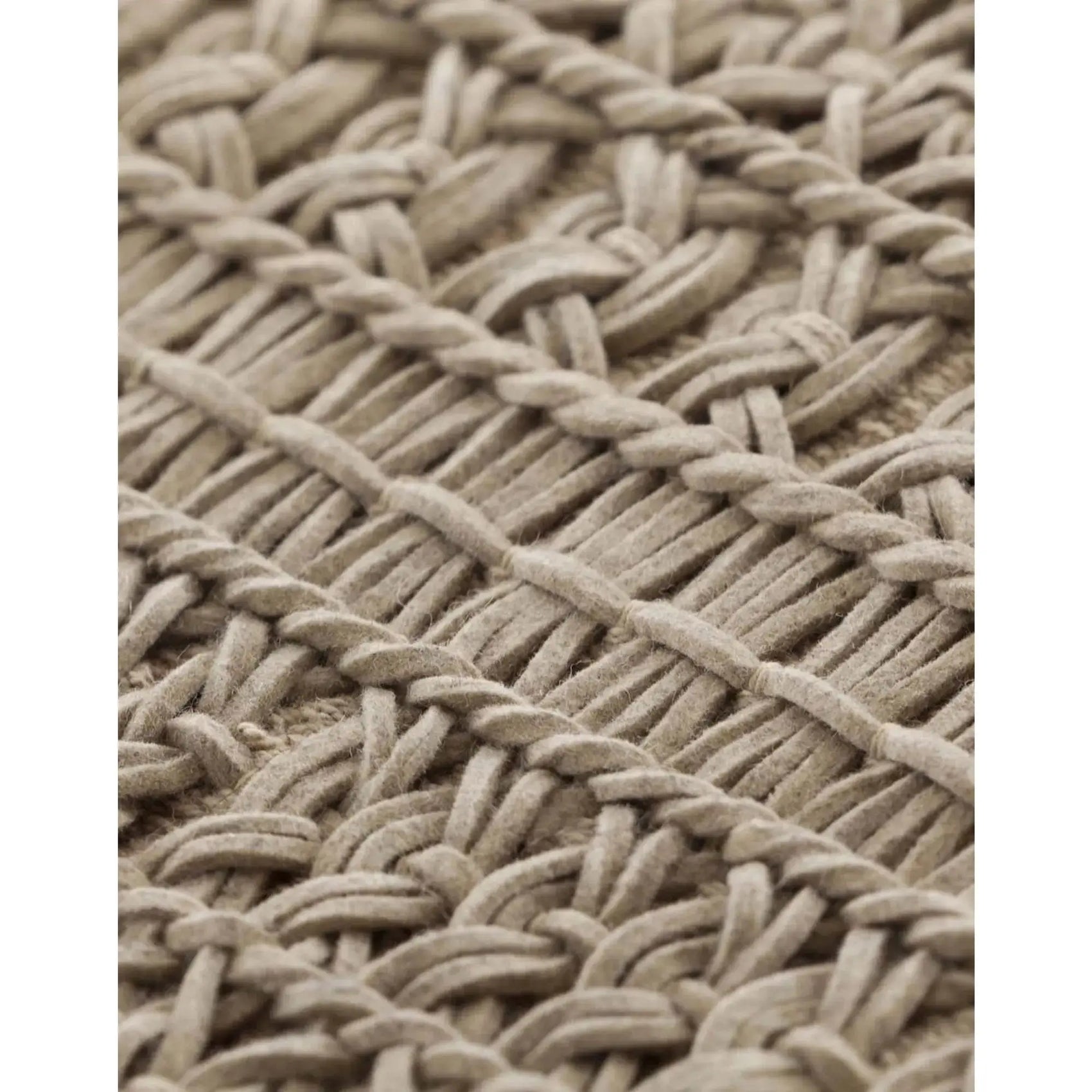 JANGEORGe Interiors & Furniture Gan Rugs Felt Rug Knotwork Natural