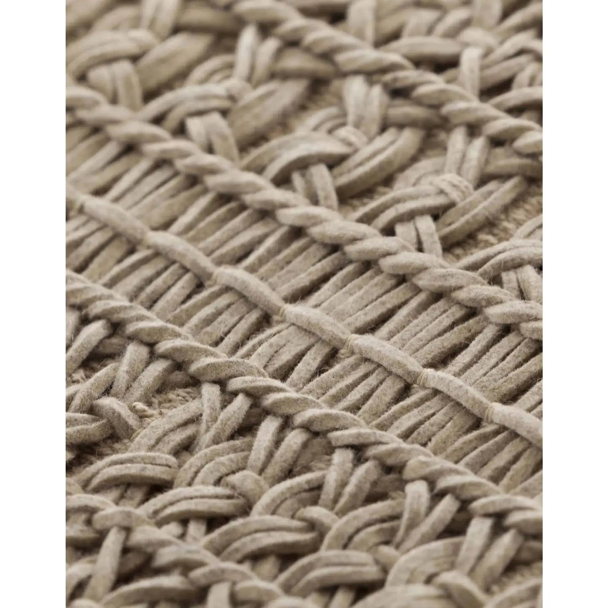 JANGEORGe Interiors & Furniture Gan Rugs Felt Rug Knotwork Natural