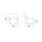 LOLL 07 G - Armchair (Swivel) - JANGEORGe Interiors & Furniture
