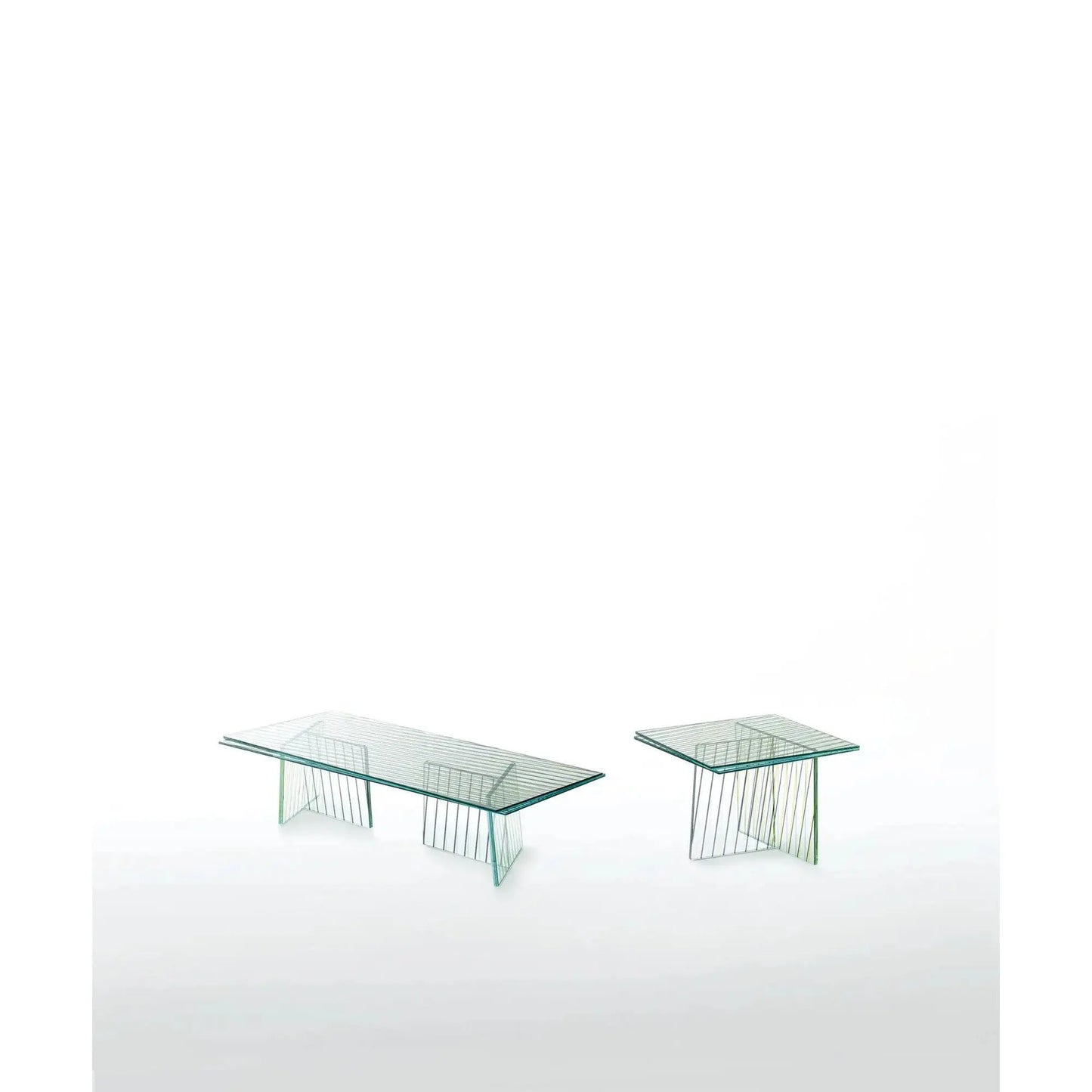JANGEORGe Interiors & Furniture Glas Italia Crossing Glass Table