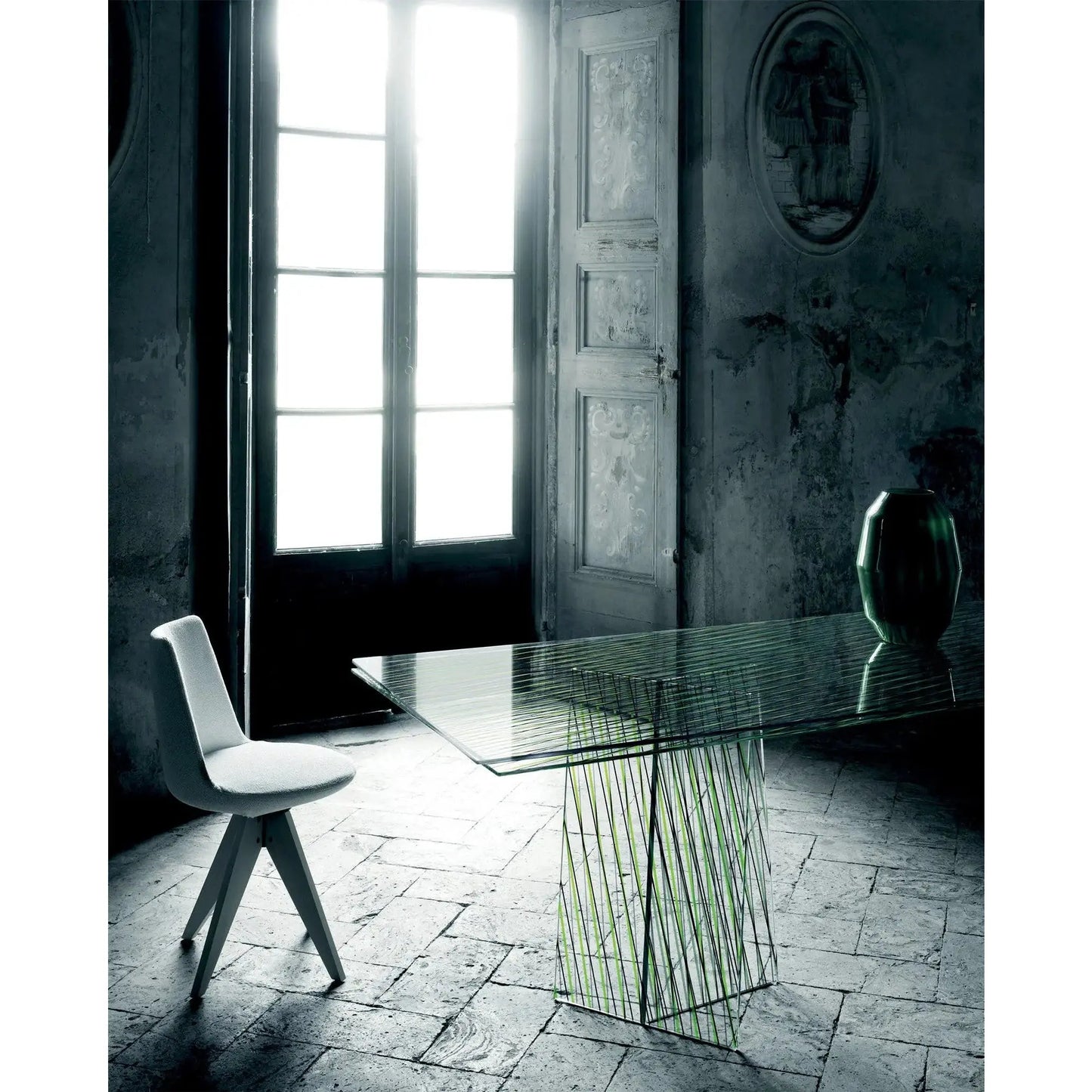 JANGEORGe Interiors & Furniture Glas Italia Crossing Glass Table