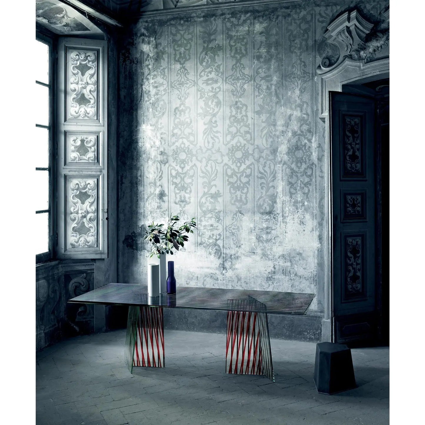 JANGEORGe Interiors & Furniture Glas Italia Crossing Glass Table