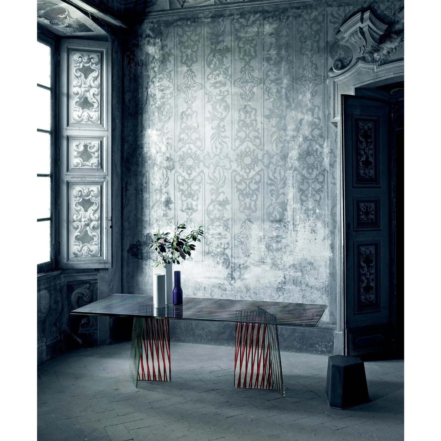 JANGEORGe Interiors & Furniture Glas Italia Crossing Glass Table