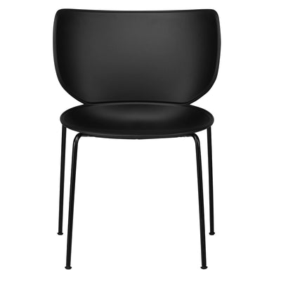 Hana Chair Set of 4 - Un-Upholstered (Stackable Black Legs)