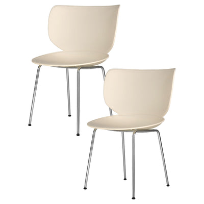 Hana Chair Set of 4 - Un-Upholstered (Non-Stackable Chrome Legs)
