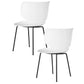 Hana Chair Set of 2 - Un-Upholstered (Stackable Black Legs) - JANGEORGe Interiors & Furniture