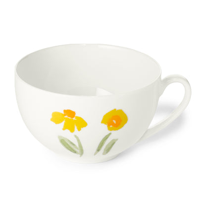 Impression (Yellow Flower) - Coffee Cup 8.5 fl oz | 0.25L, 3.8in | 9.7cm (Ø) | Dibbern | JANGEORGe Interiors & Furniture