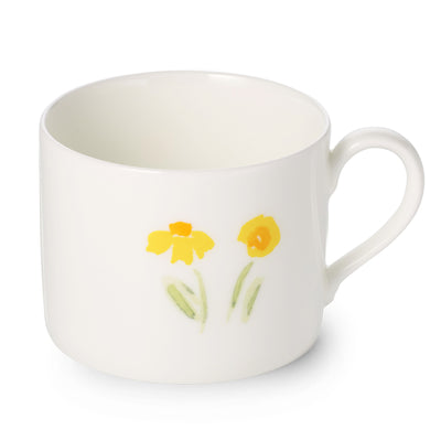 Impression (Yellow Flower) - Coffee Cup Cylindrical 8.5 fl oz | 0.25L | Dibbern | JANGEORGe Interiors & Furniture