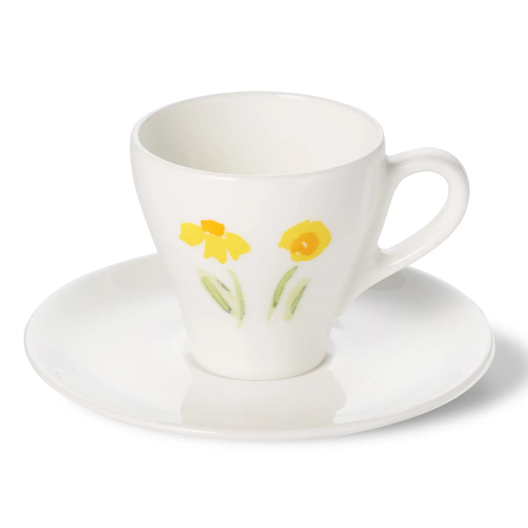 Impression (Yellow Flower) - Set Espresso Cup & Saucer 3.7 fl oz | 0.11L | Dibbern | JANGEORGe Interiors & Furniture