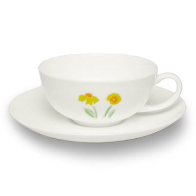 Impression (Yellow Flower) - Set Tea Cup  & Saucer 6.8 fl oz | 0.2L | Dibbern | JANGEORGe Interiors & Furniture