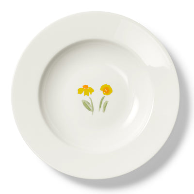 Impression (Yellow Flower) - Soup Plate 9.1in | 23cm (Ø) | Dibbern | JANGEORGe Interiors & Furniture