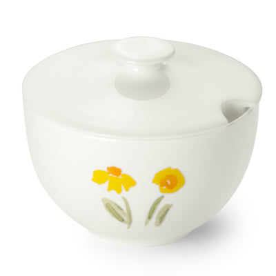 Impression (Yellow Flower) - Sugar Dish 8.8 fl oz | 0.25L | Dibbern | JANGEORGe Interiors & Furniture
