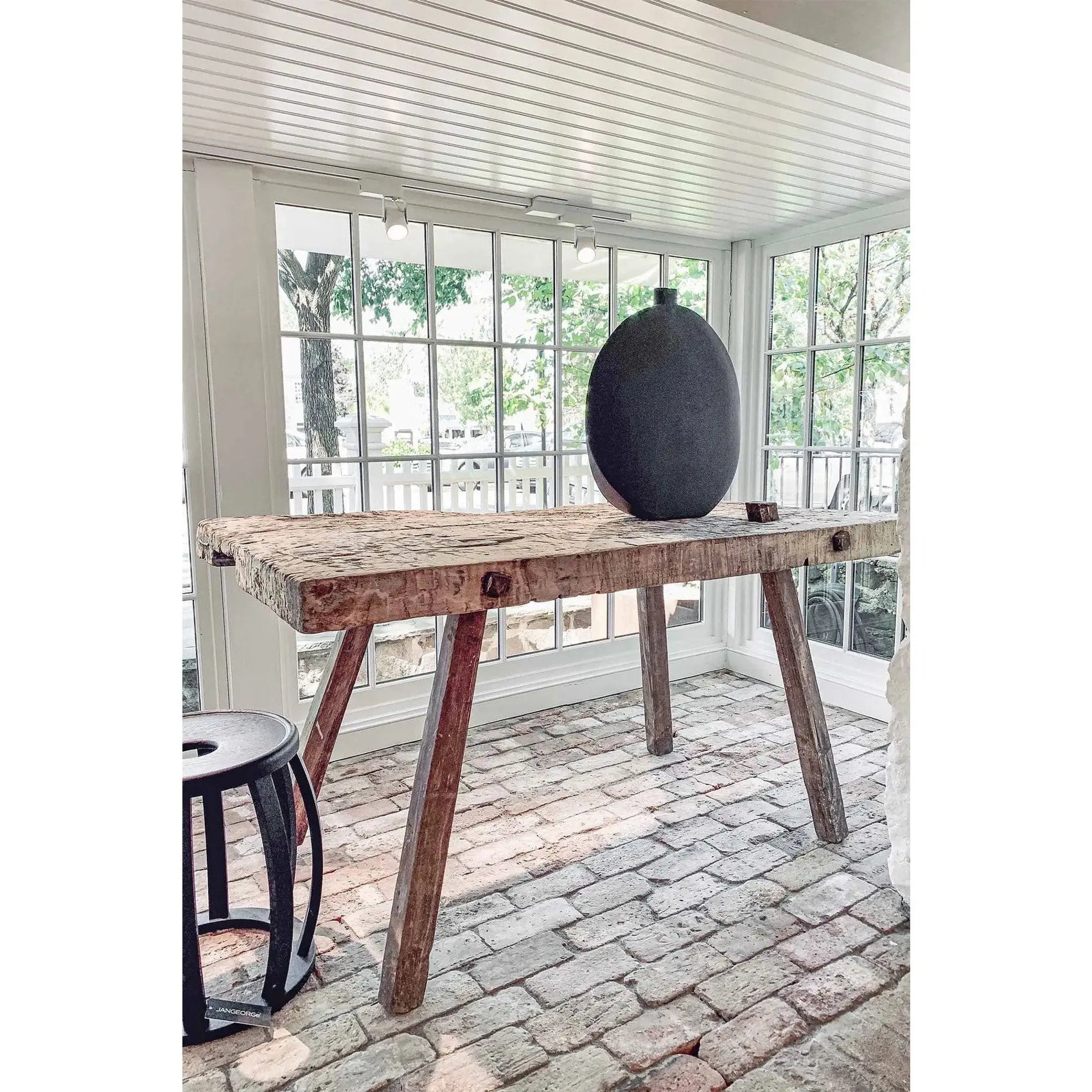 JANGEORGe Interiors & Furniture JANGEORGe Antiques - 19th Century Spanish Butcher Block/Table