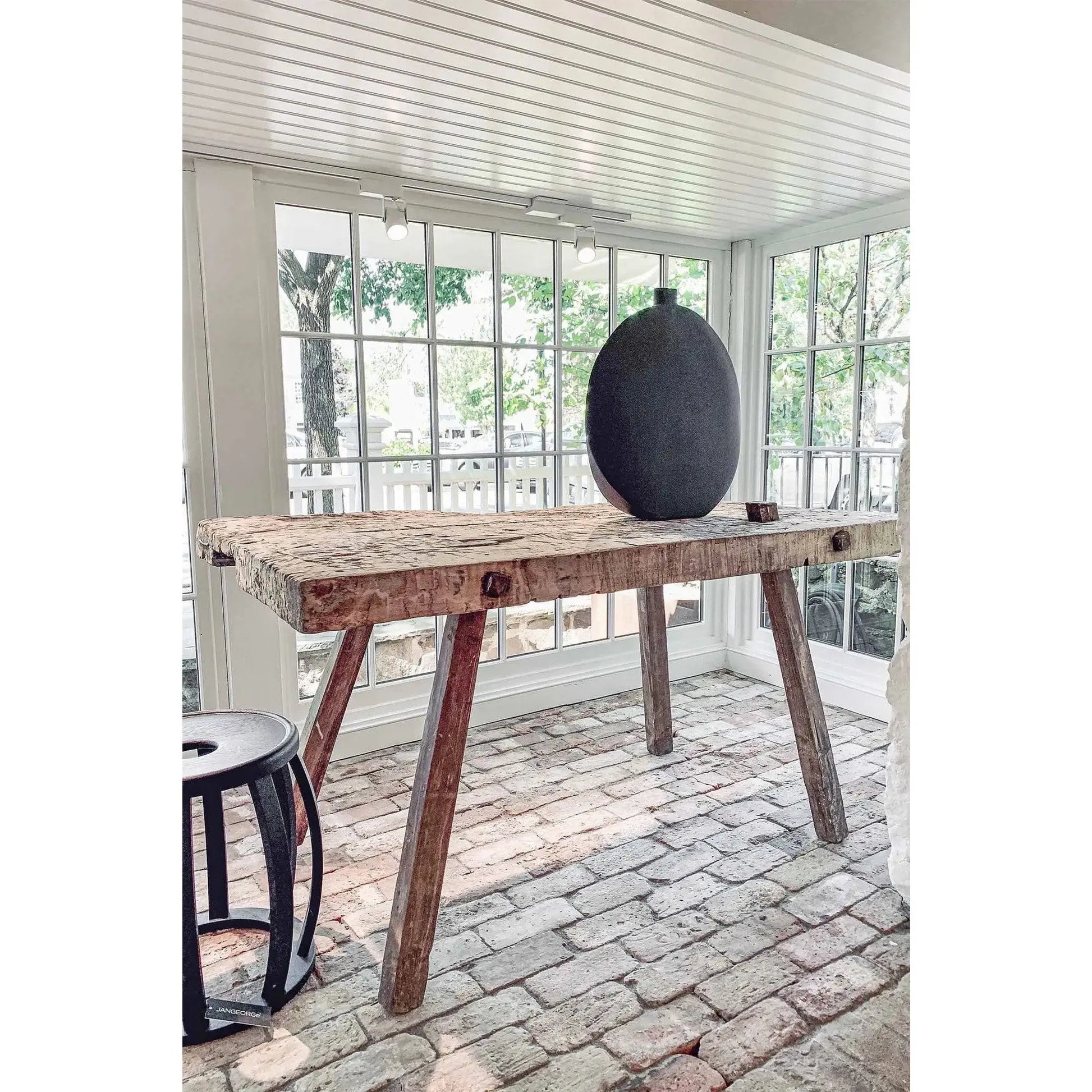 JANGEORGe Interiors & Furniture JANGEORGe Antiques - 19th Century Spanish Butcher Block/Table