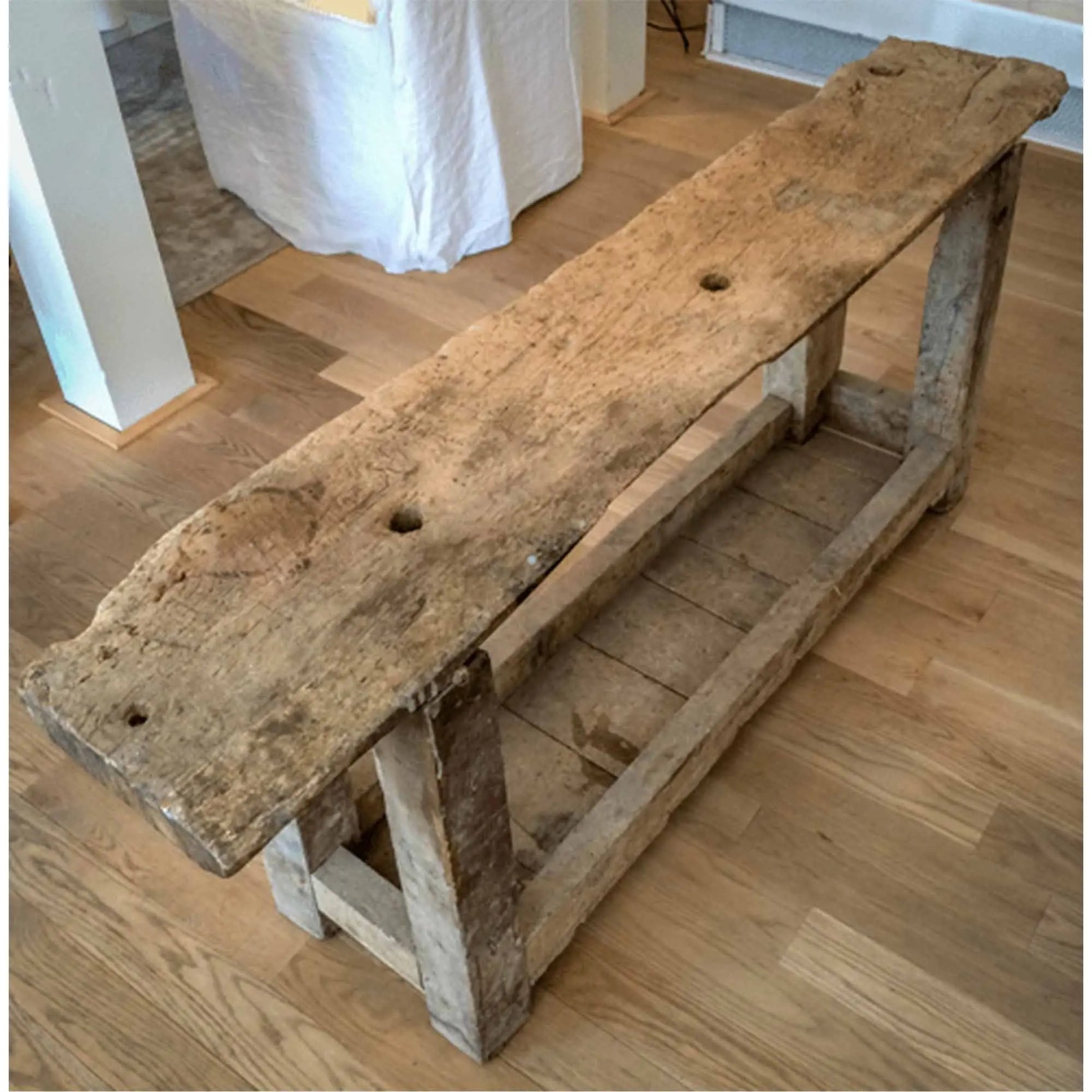 JANGEORGe Interiors & Furniture JANGEORGe French Antique Oak Side Table