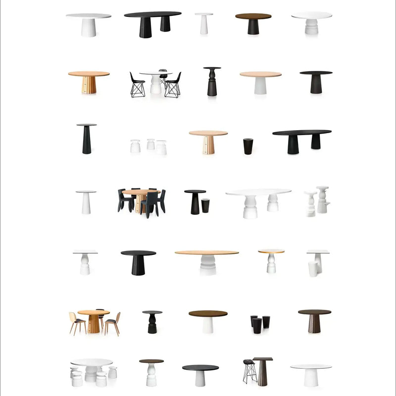 Container Table - Round Top (D70 HPL) – JANGEORGe Interiors & Furniture