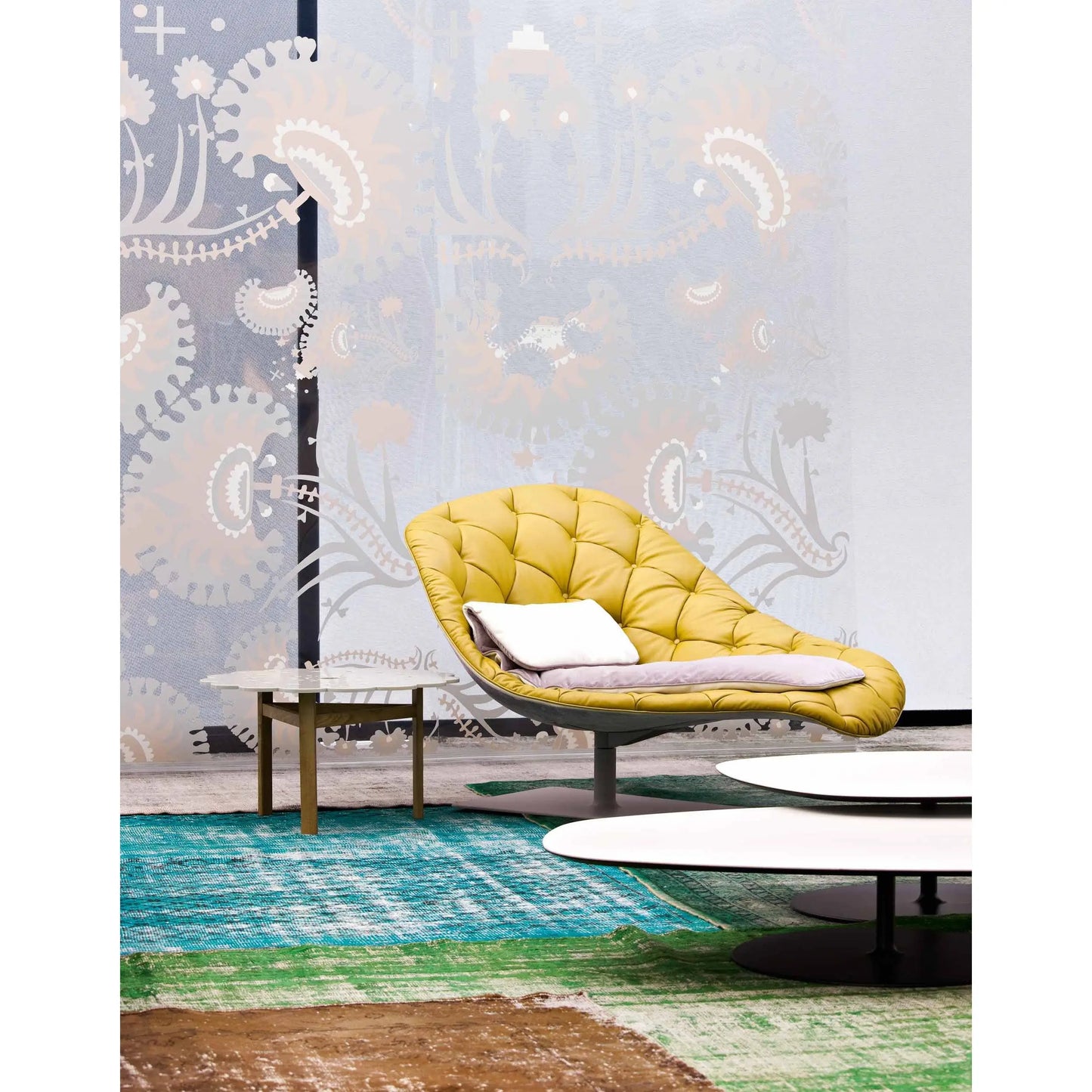 Phoenix - Low Table with Metal Base and Laminam Top - JANGEORGe Interiors & Furniture