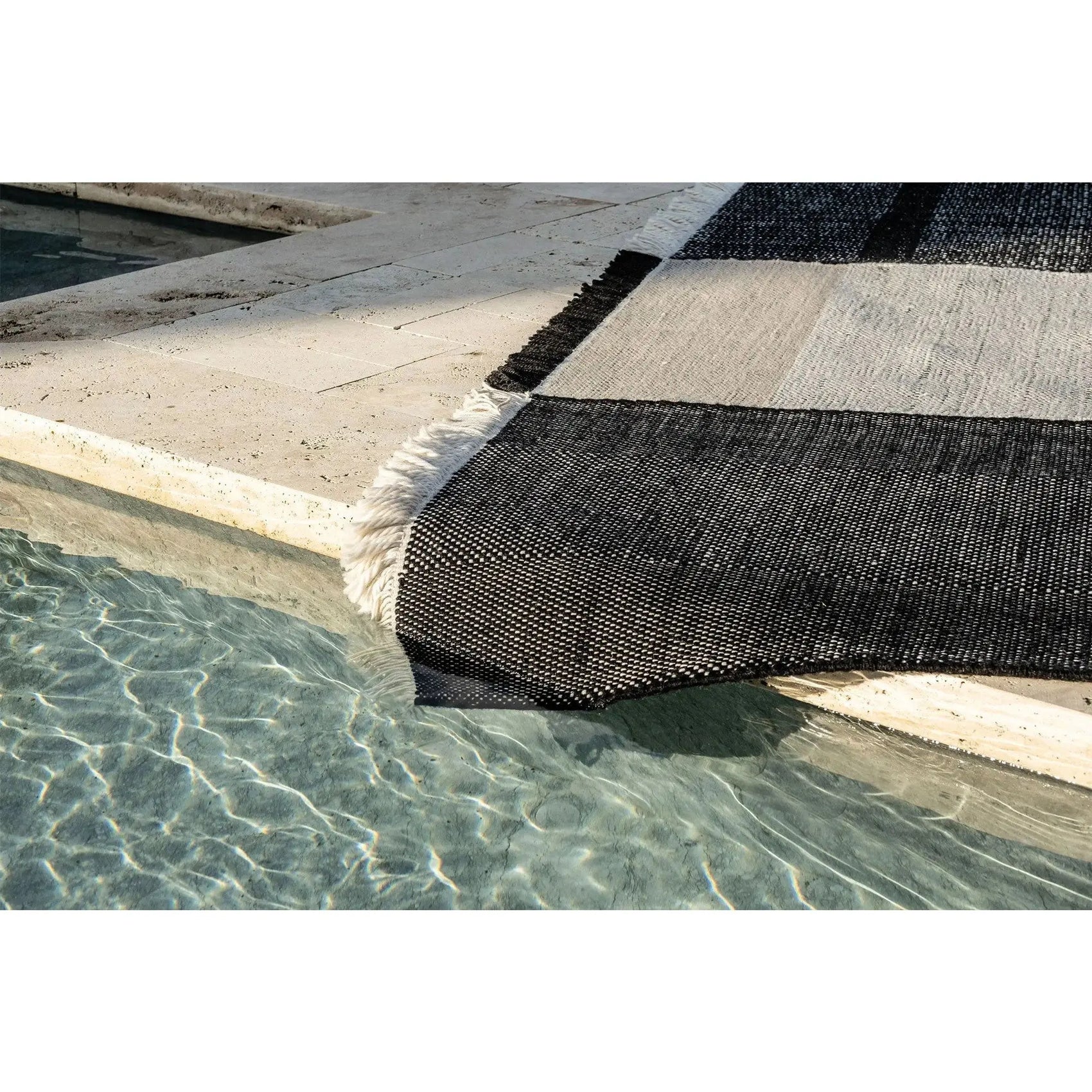 JANGEORGe Interiors & Furniture Nanimarquina Tres Outdoor Black Rug