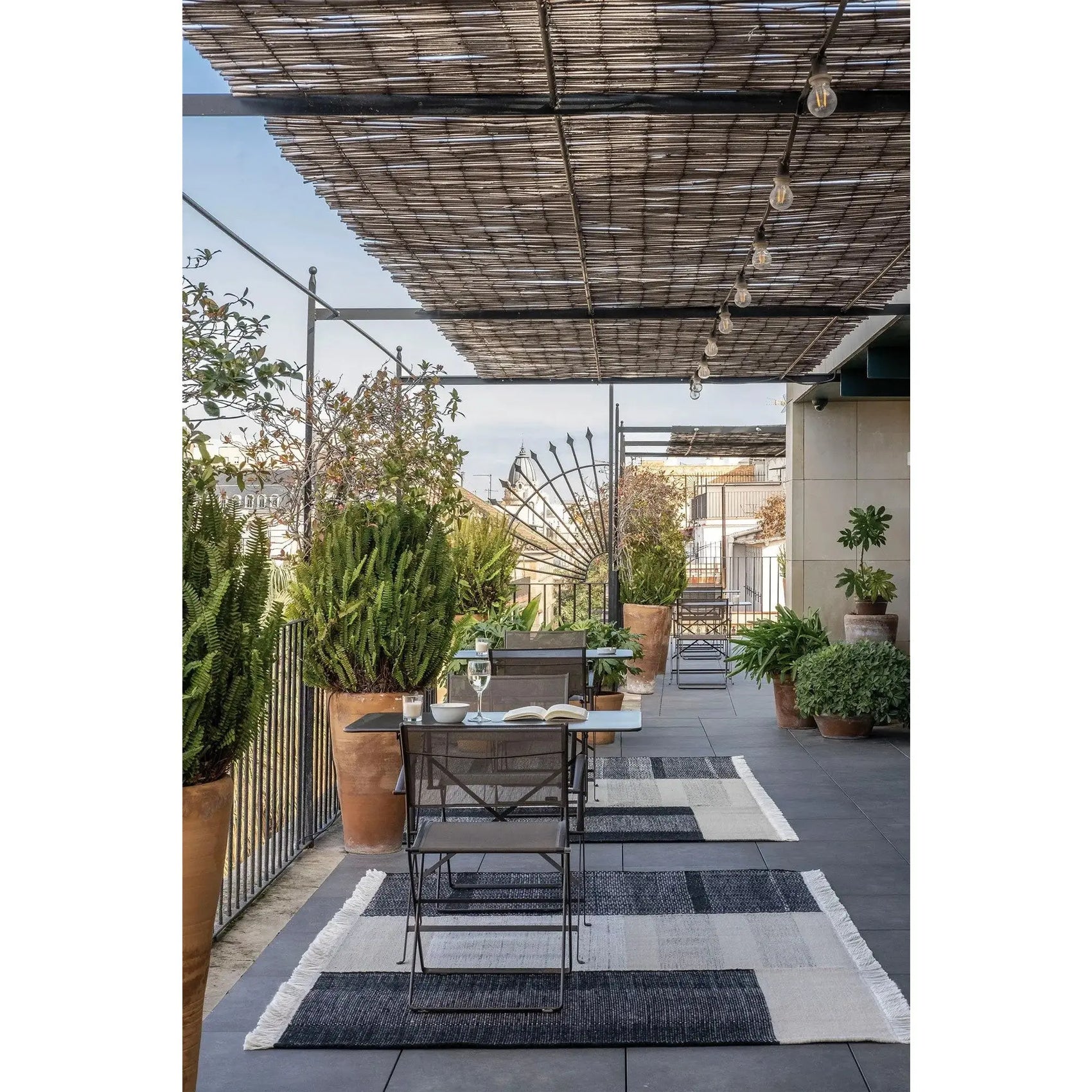 JANGEORGe Interiors & Furniture Nanimarquina Tres Outdoor Black Rug
